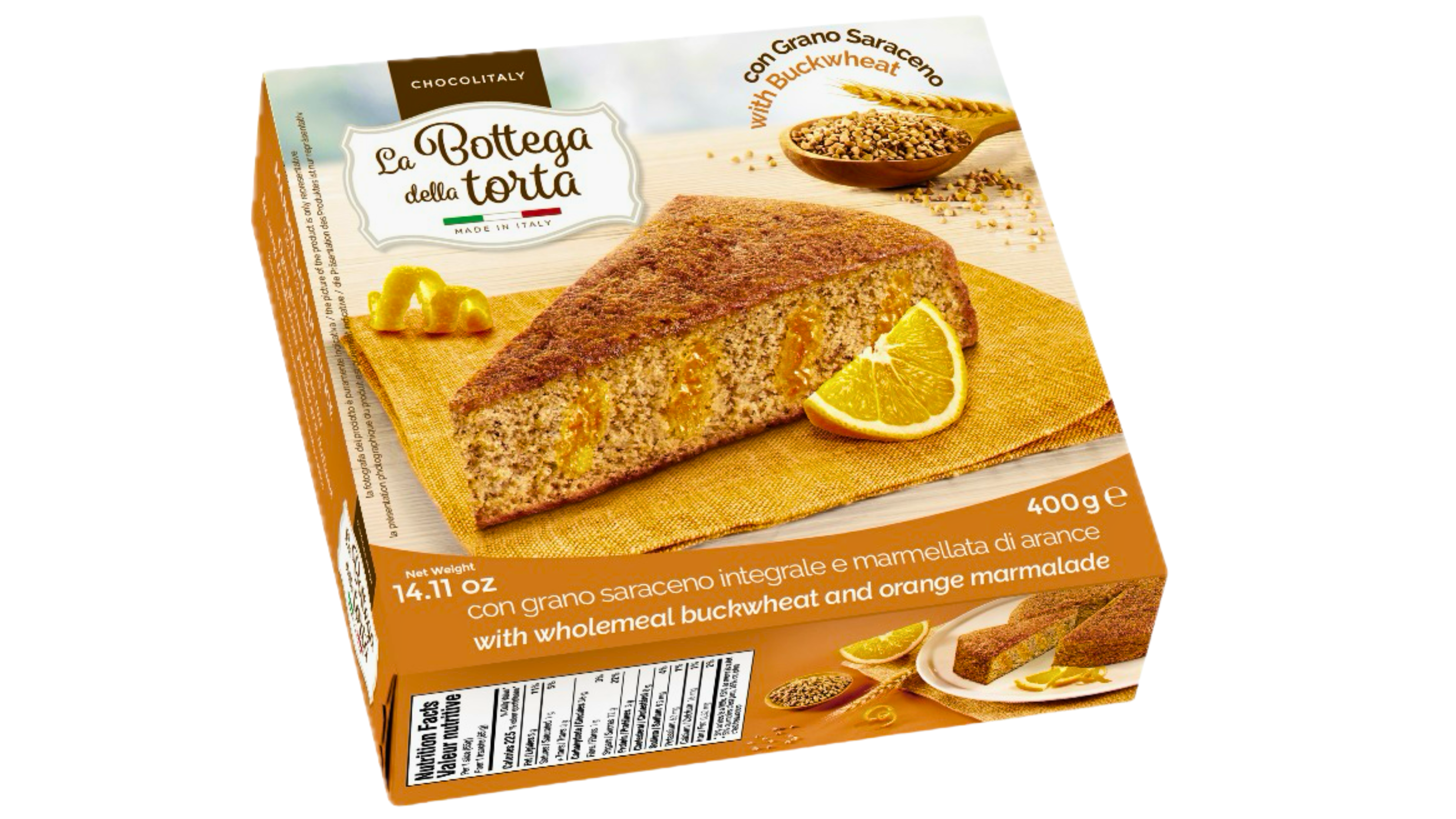 Orange & Buckwheat Cake