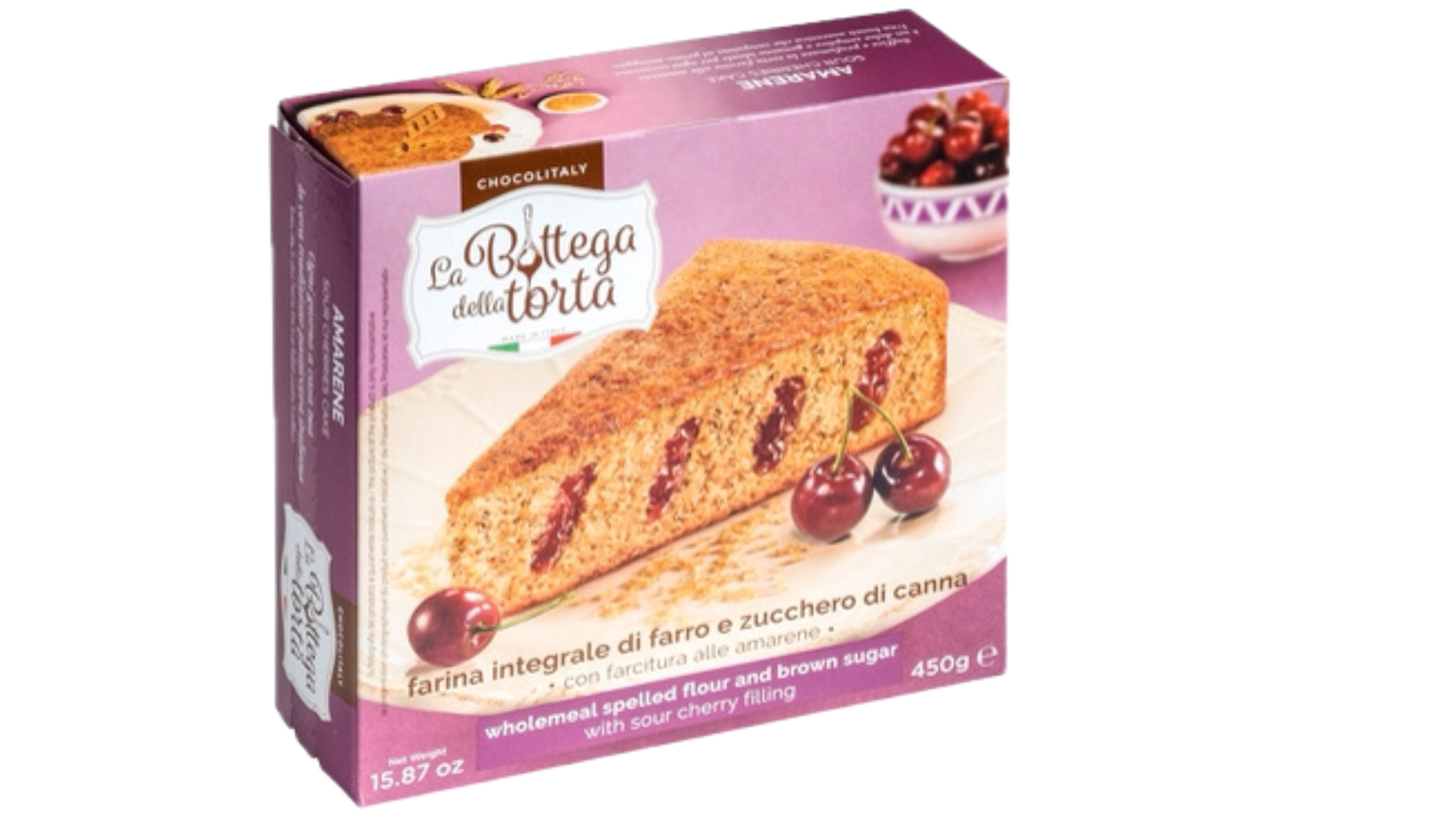 Sour Cherry & Spelt Cake